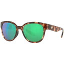 コスタデルマール メンズ サングラス・アイウェア アクセサリー Costa Del Mar Salina Sunglasses Tortoise/Green Mirror