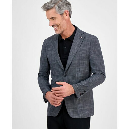 トム ベイン メンズ ジャケット&ブルゾン アウター Men's Slim-Fit Plaid Stretch Sport Coat Medium Gray トム ベイン メンズ ジャケット&ブルゾン アウター Men's Slim-Fit Plaid Stretch Sport Coat Medium Gray
