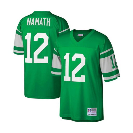 ミッチェル&ネス メンズ シャツ トップス Men's Big and Tall Joe Namath Kelly Green New York Jets Legacy Replica Jersey Kelly Green ミッチェル&ネス メンズ シャツ トップス Men's Big and Tall Joe Namath Kelly Green New York Jets Legacy Replica Jersey Kelly Green