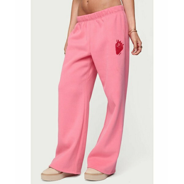 エディクテッド レディース カジュアルパンツ ボトムス Women's Strawberry Babe Sweatpants Pink