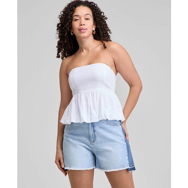 asty㤨֥ ʥ ǥ ǥ åȥ ȥåץ Women's Cotton Embroidered Strapless Top, Exclusively at Macy's WhiteפβǤʤ8,480ߤˤʤޤ