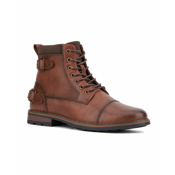 リザーブド フットウェア メンズ ブーツ シューズ Men's Emmett Ankle Boots Cognac