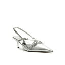 アレッツォ レディース パンプス シューズ Women's Tiffany Mid Stiletto Pumps Silver
