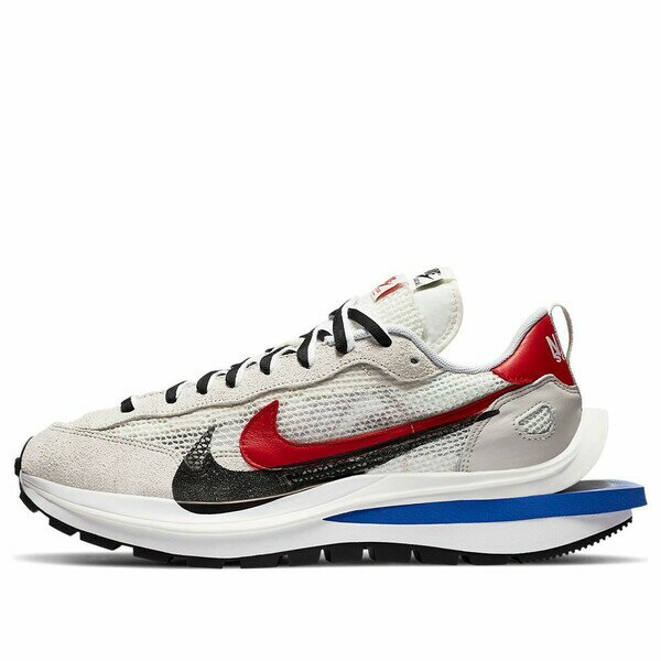 Nike ナイキ メンズ スニーカー White/Black/Red/Blue 【Nike x sacai VaporWaffle 'Sail' CV1363-...