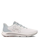 【送料無料】 アンダーアーマー レディース ランニング スポーツ Charged Pursuit 3 Big Logo Running Shoes White/Halo Grey