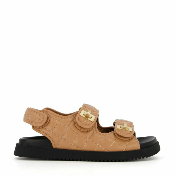 【送料無料】 デューンロンドン レディース サンダル シューズ Lockstockk Sandal Camel 510