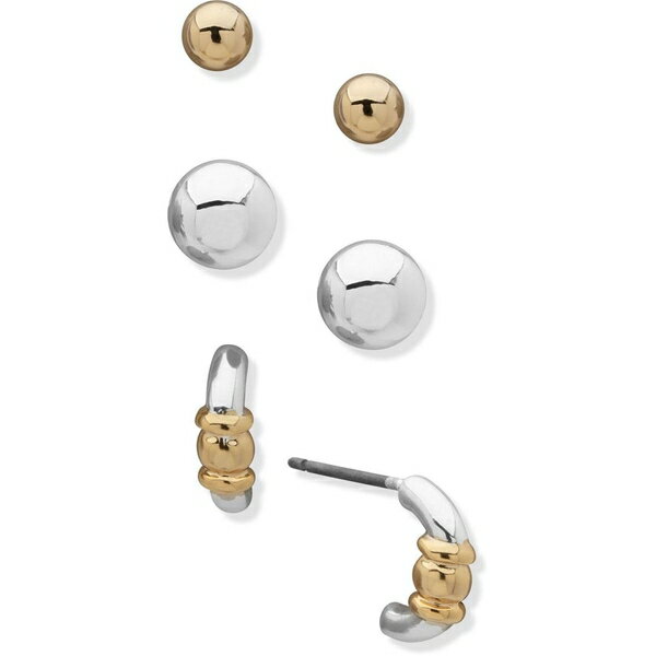 【送料無料】 ラルフローレン レディース ピアス＆イヤリング アクセサリー Lauren Ralph Lauren Trio Silver Gold Earrings Set Gold