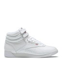 【送料無料】 リーボック レディース スニーカー シューズ FreeStyle Ladies Hi Trainers White