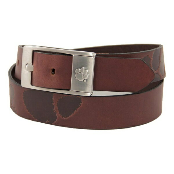 エーグルウィング メンズ ベルト アクセサリー Clemson Tigers Brandish Leather Belt Brown