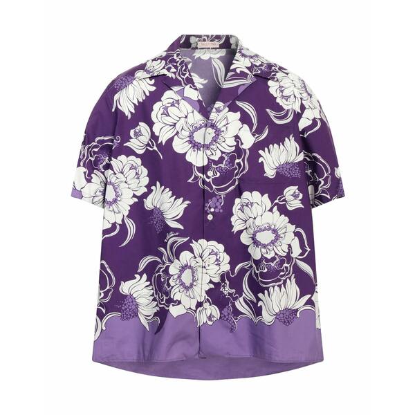 【送料無料】 ヴァレンティノ ガラヴァーニ メンズ シャツ トップス Shirts Deep purple