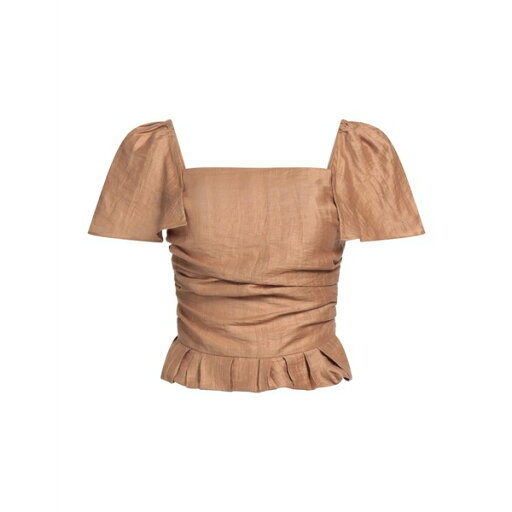 【送料無料】 マージュ レディース Tシャツ トップス Tops Brown 【送料無料】 マージュ レディース Tシャツ トップス Tops Brown