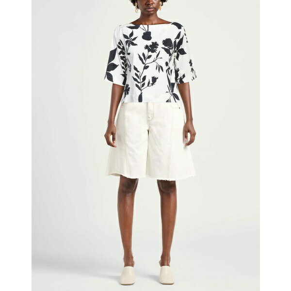 【送料無料】 アルファス テューディオ レディース Tシャツ トップス Tops White