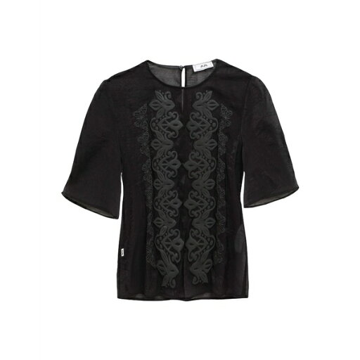 【送料無料】 ジジル レディース Tシャツ トップス Tops Black 【送料無料】 ジジル レディース Tシャツ トップス Tops Black