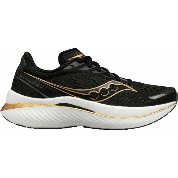 サッカニー メンズ ランニング スポーツ Saucony Men's Endorphin Speed 3 Running Shoes Black/Gold