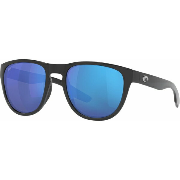 コスタデルマール メンズ サングラス・アイウェア アクセサリー Costa Del Mar Irie Polarized Sunglasses Black/Blue Mirror