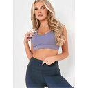 ミッシー エンパイア レディース カットソー トップス Empire Mesh Panel Gym Crop Top