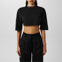 パーム・エンジェルス レディース カットソー トップス Logo Crop T-Shirt(4)