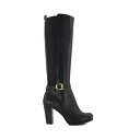 デューンロンドン レディース ブーツ シューズ Sareena Leather Knee High Boots