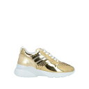 【送料無料】 ホーガン レディース スニーカー シューズ Sneakers Gold