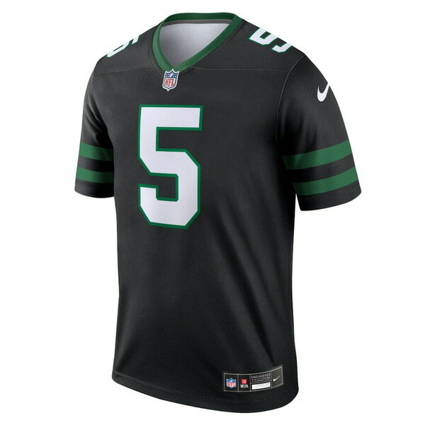 ナイキ メンズ ユニフォーム トップス Garrett Wilson New York Jets Nike Alternate Legend Jersey Legacy Black