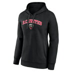 ファナティクス レディース パーカー・スウェットシャツ アウター D.C. United Fanatics Branded Women's Heart and Soul Pullover Hoodie Black