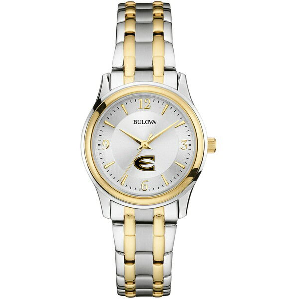 ブロバ レディース 腕時計 アクセサリー Emporia State Hornets Bulova Women's TwoTone Stainless Steel Watch Silver/Gold