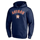 ファナティクス メンズ パーカー・スウェットシャツ アウター Houston Astros Fanatics Branded Personalized Winning Streak Name & Number Pullover Hoodie Navy