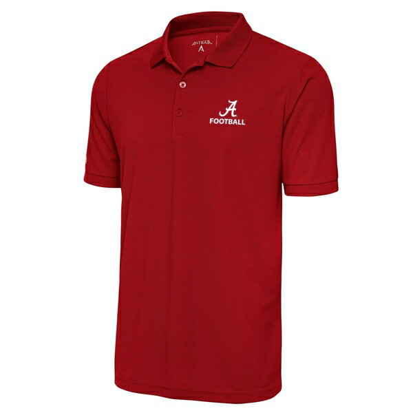 AeBOA Y |Vc gbvX Alabama Crimson Tide Antigua Football Big & Tall Legacy Pique Polo Crimson