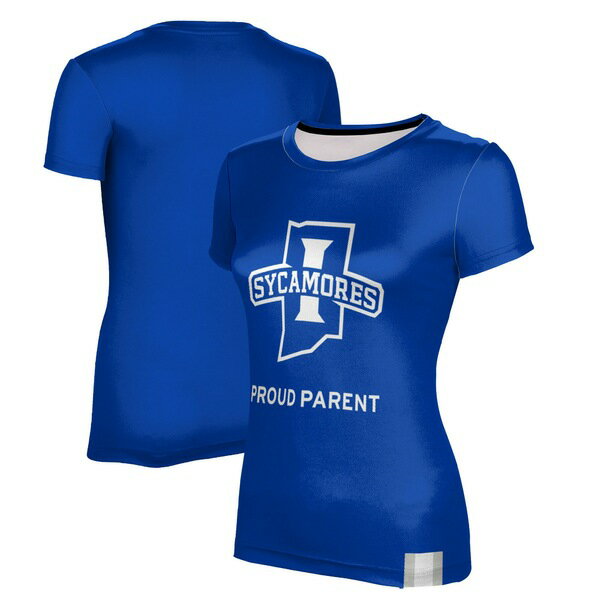 ץե ǥ T ȥåץ Indiana State Sycamores ProSphere Women's Proud Parent TShirt Royal