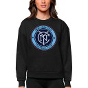 アンティグア レディース パーカー・スウェットシャツ アウター New York City FC Antigua Women's Team Logo Victory Pullover Sweatshirt -