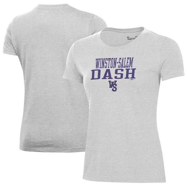 アンダーアーマー レディース Tシャツ トップス WinstonSalem Dash Under Armour Women 039 s Performance TShirt Gray