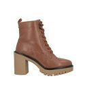 【送料無料】 ジオセッポ レディース ブーツ シューズ Ankle boots Brown