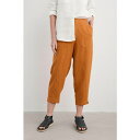 シーソルト コーンウォール レディース カジュアルパンツ ボトムス Women's Saltings Cropped Capri Pants Cumin