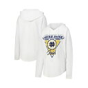 プレスボックス レディース パーカー・スウェットシャツ アウター Women's White Notre Dame Fighting Irish San Bruno Hoodie Long Sleeve T-Shirt White