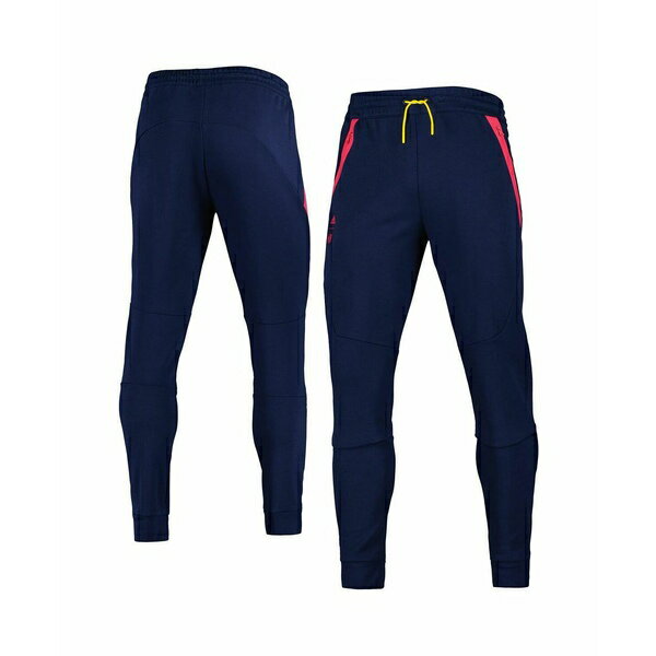アディダス メンズ カジュアルパンツ ボトムス Men's 2023 Player Navy St. Louis City SC Club Travel Pants Navy
