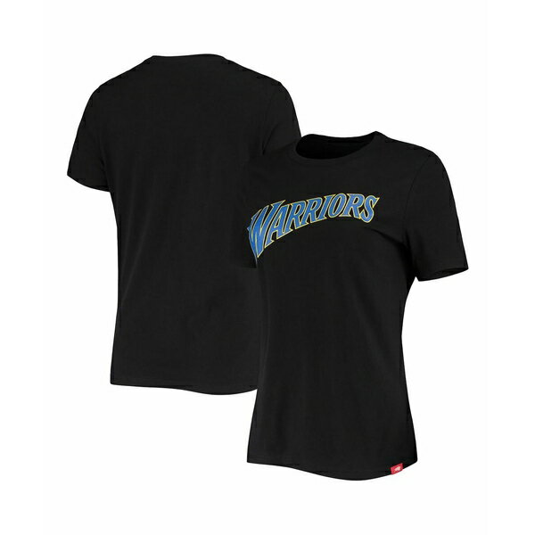 スポーティーク レディース カットソー トップス Women's Black Golden State Warriors Arcadia T-shir..