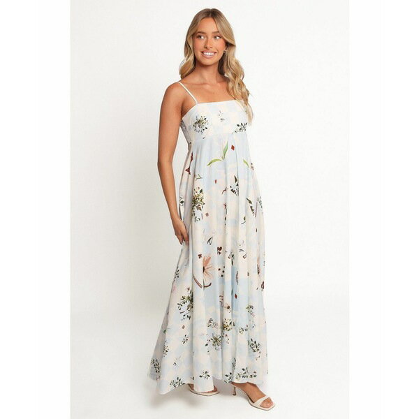 ペタル アンド パップ レディース ワンピース トップス Women's Emmeline Maxi Dress Blue floral