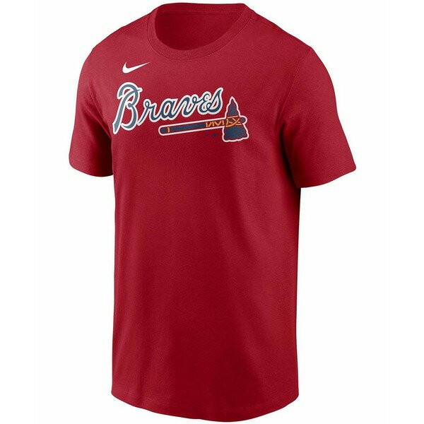 ナイキ メンズ Tシャツ トップス Men's Dansby Swanson Red Atlanta Braves Name Number T-shirt Red