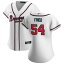 【送料無料】 ナイキ レディース ユニフォーム トップス Atlanta Braves Nike Women's Home Replica Custom Jersey White