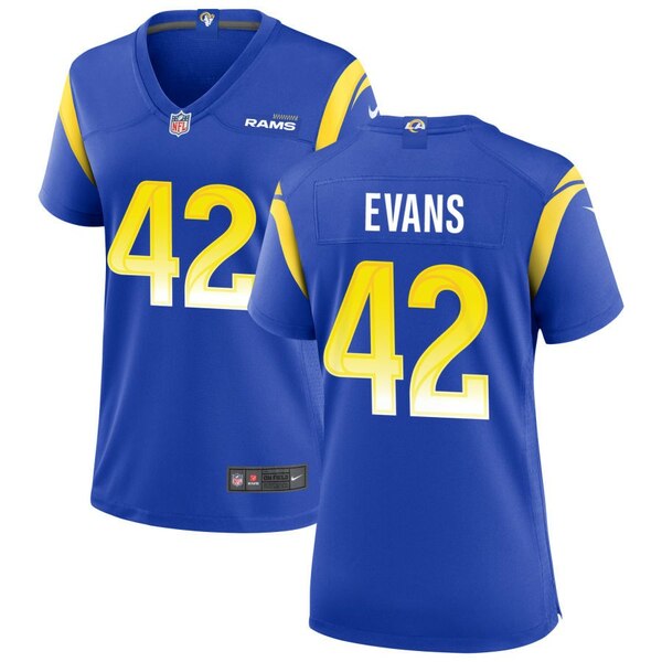 楽天astyナイキ レディース ユニフォーム トップス Nike Los Angeles Rams Women's Custom Game Jersey Royal