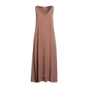 EUROPEAN CULTURE ヨーロピアンカルチャー ワンピース トップス レディース Midi dresses Brown