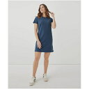 パクト レディース ワンピース トップス Women's Organic Cotton Softspun Tee Dress French navy