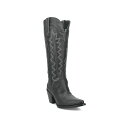 ディンゴ レディース ブーツ シューズ Women's High Cotton Leather Boots Black