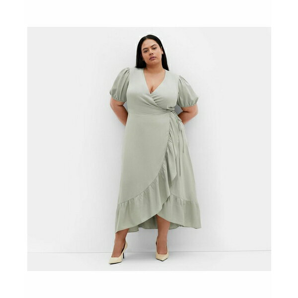 シティーシック レディース ワンピース トップス Plus Size Sarina Dress Soft sage