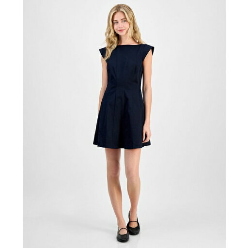 フレンチコネクション レディース ワンピース トップス Women's Multi-Seam Scoop-Back Dress Marine フレンチコネクション レディース ワンピース トップス Women's Multi-Seam Scoop-Back Dress Marine