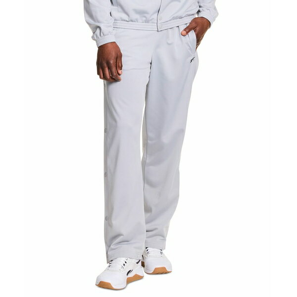 リーボック メンズ カジュアルパンツ ボトムス Men's Basketball Tricot Tear-A-Way Pants Pure Gry