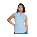 スポットハーレー レディース カットソー トップス Women's Farrah Sleeveless Polo Aqua blue