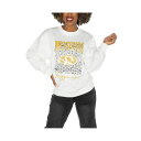 ゲームデイ レディース パーカー・スウェットシャツ アウター Women's White Missouri Tigers Drop Shoulder Fleec...