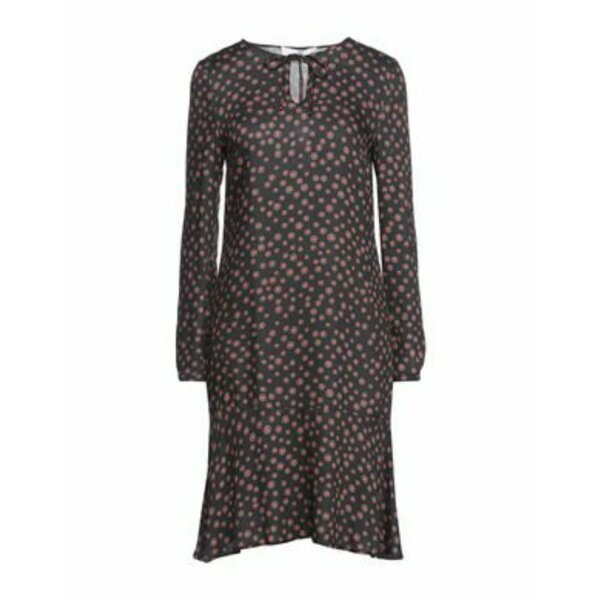 【送料無料】 ミスター マッシモ レベッキ レディース ワンピース トップス Midi dresses Black