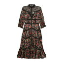 【送料無料】 ヴァレンティノ ガラヴァーニ レディース ワンピース トップス Midi dresses Black
